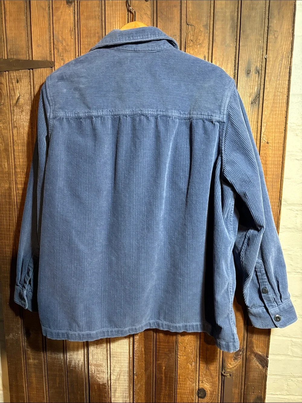 GAP Men's Slate Blue Corduroy Overshirt Jacket